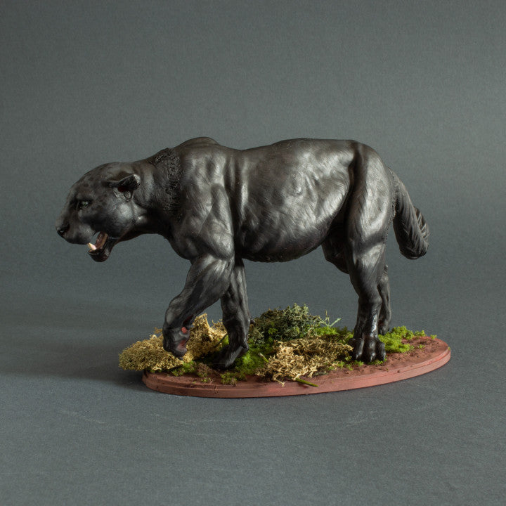 Foto de producto, figura de animal Animal Den Miniatures 2: Figura de animal salvaje: pantera negra - jaguar (22_06_04)