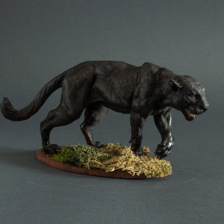 Foto de producto de figura animal Animal Den Miniatures 3: Figura de animal salvaje: pantera negra - jaguar (22_06_04)