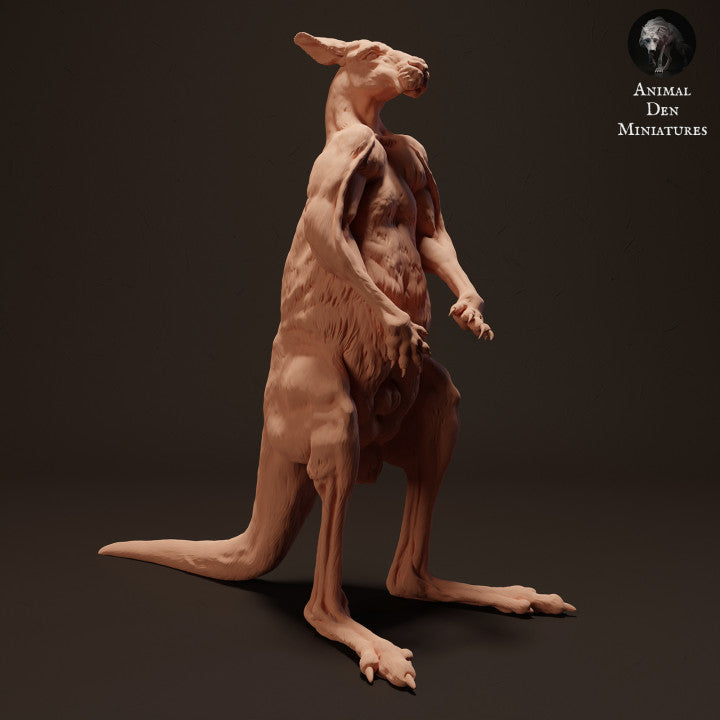 Foto de producto de figura animal Animal Den Miniatures 1: Figura de animal salvaje: canguro rojo gigante Jack (23_04_03)