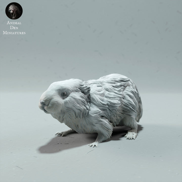 Foto de producto de figura de animal Animal Den Miniatures 0: Figura de animal polar: lemming de collar (22_12_15)