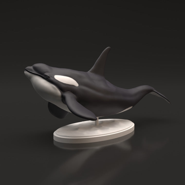 Foto de producto figura animal Animal Den Miniatures 5: figura animal marina: orca (22_06_06)