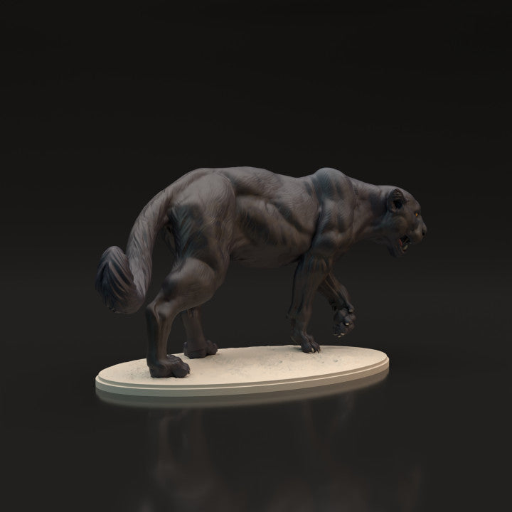 Foto de producto de figura de animal Animal Den Miniatures 6: Figura de animal salvaje: pantera negra - jaguar (22_06_04)