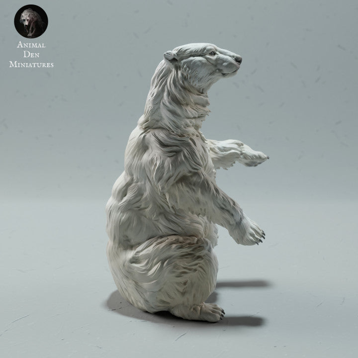 Foto de producto, figura de animal Animal Den Miniatures 1: Figura de animal ártico: oso polar sentado (23_01_15)