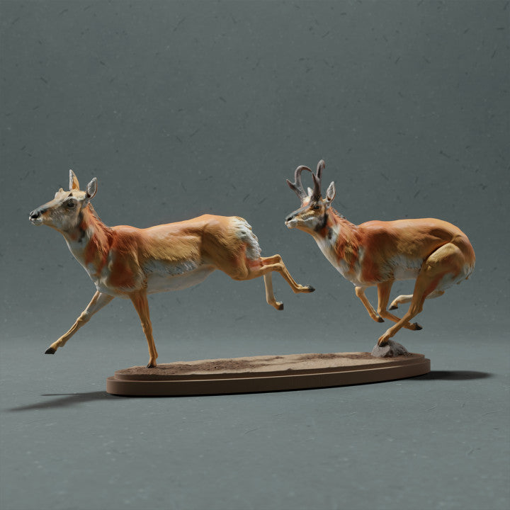 Foto de producto de figura animal Animal Den Miniatures 0: Figura de animal salvaje: berrendo al galope (22_10_10)