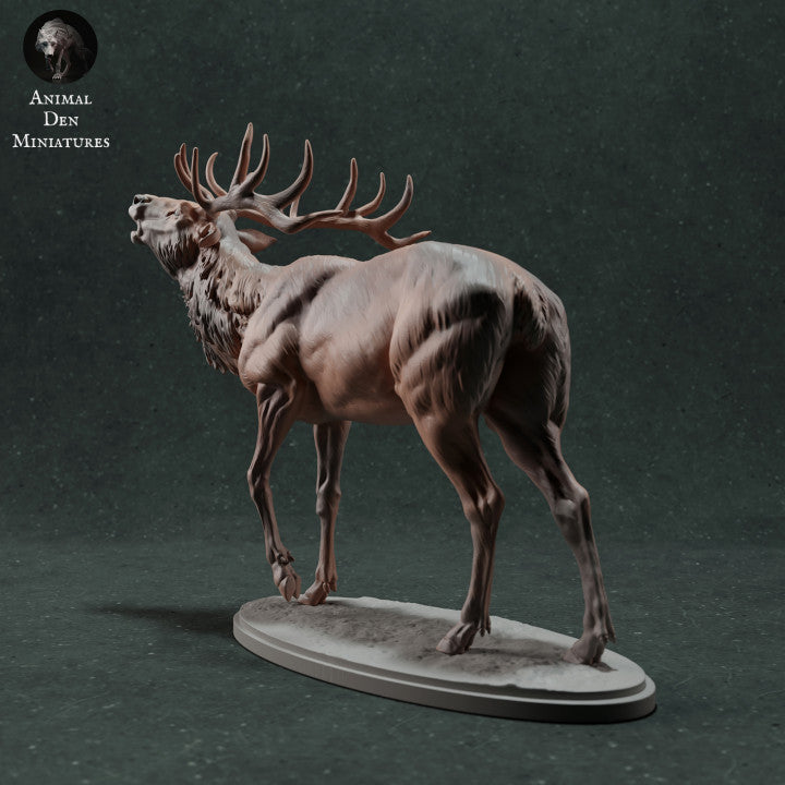 Foto de producto de figura de animal Animal Den Miniatures 2: figura de animal salvaje: ciervo rojo - bramando (22_11_11)