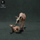 Foto de producto de figura animal Animal Den Miniatures 0: Figura de animal salvaje: cierva con cría (22_11_10)