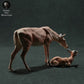 Foto de producto de figura animal Animal Den Miniatures 1: figura de animal salvaje: cierva con cría (22_11_10)
