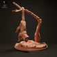 Foto de producto figura de animal Animal Den Miniatures 0: Figura de animal de la jungla: mono aullador rojo (23_06_06)