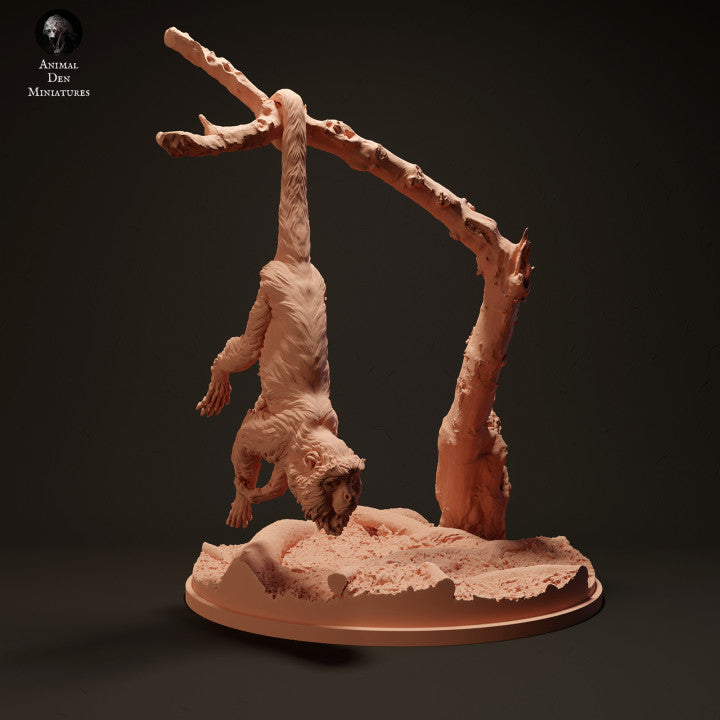 Foto de producto figura de animal Animal Den Miniatures 0: Figura de animal de la jungla: mono aullador rojo (23_06_06)