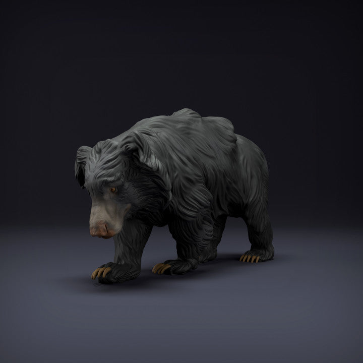 Foto de producto de figura animal Animal Den Miniatures 1: figura de animal salvaje: oso bezudo (22_08_07)
