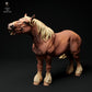 Foto del producto figura de animal diorama, modelismo: 0: figura de animal de granja: caballo relinchador - Suffolk Punch