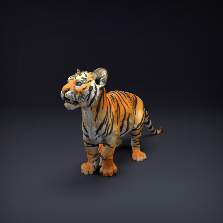 Foto de producto de figura animal Animal Den Miniatures 0: animal salvaje: cachorro de tigre de Bengala (22_08_10)