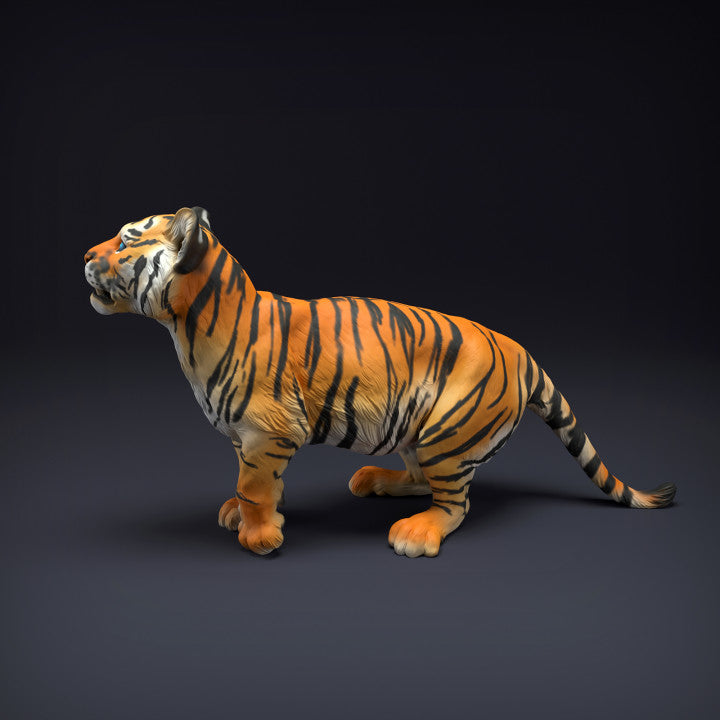 Foto de producto de figura animal Animal Den Miniatures 1: Figura de animal salvaje: cachorro de tigre de Bengala (22_08_10)