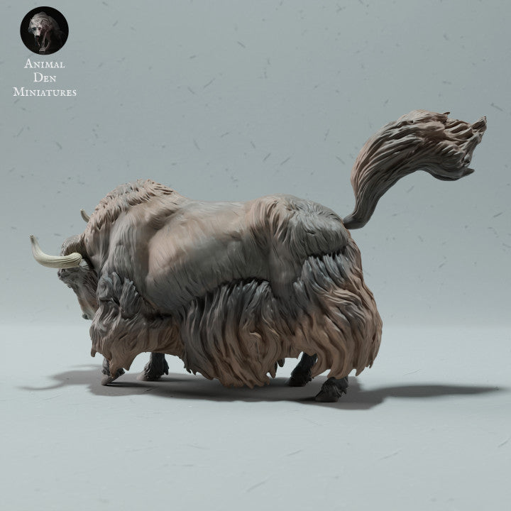 Foto de producto de figura de animal Animal Den Miniatures 3: figura de animal salvaje: yak salvaje del Himalaya - de pie (23_01_09)