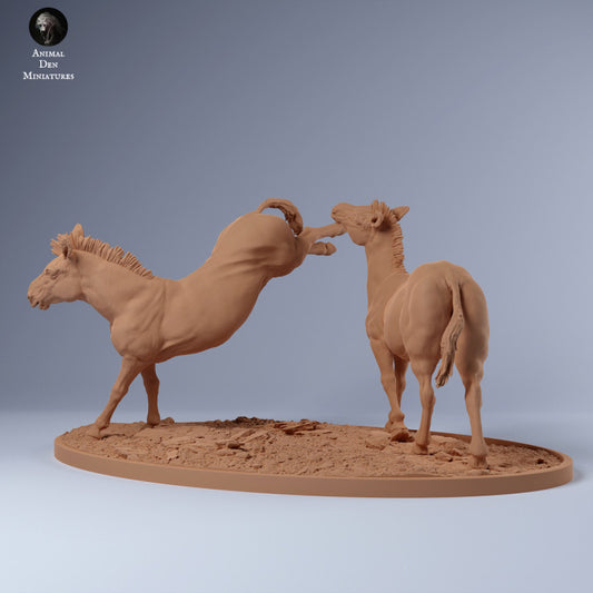 Produktfoto Tier Figur Diorama, Modellbau: 0: Zebra Männchen Revierkampf: Tiere aus Afrika