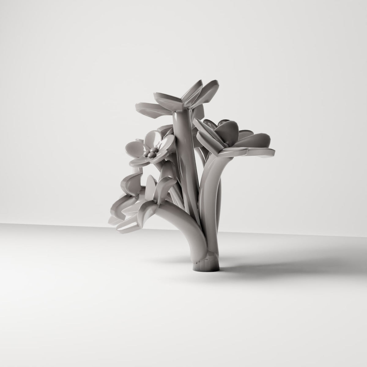 Diorama Modellbau Produktfoto 2: Pflanzen und Gewächse: Oxalis Clover 4 (Ref. 72D)