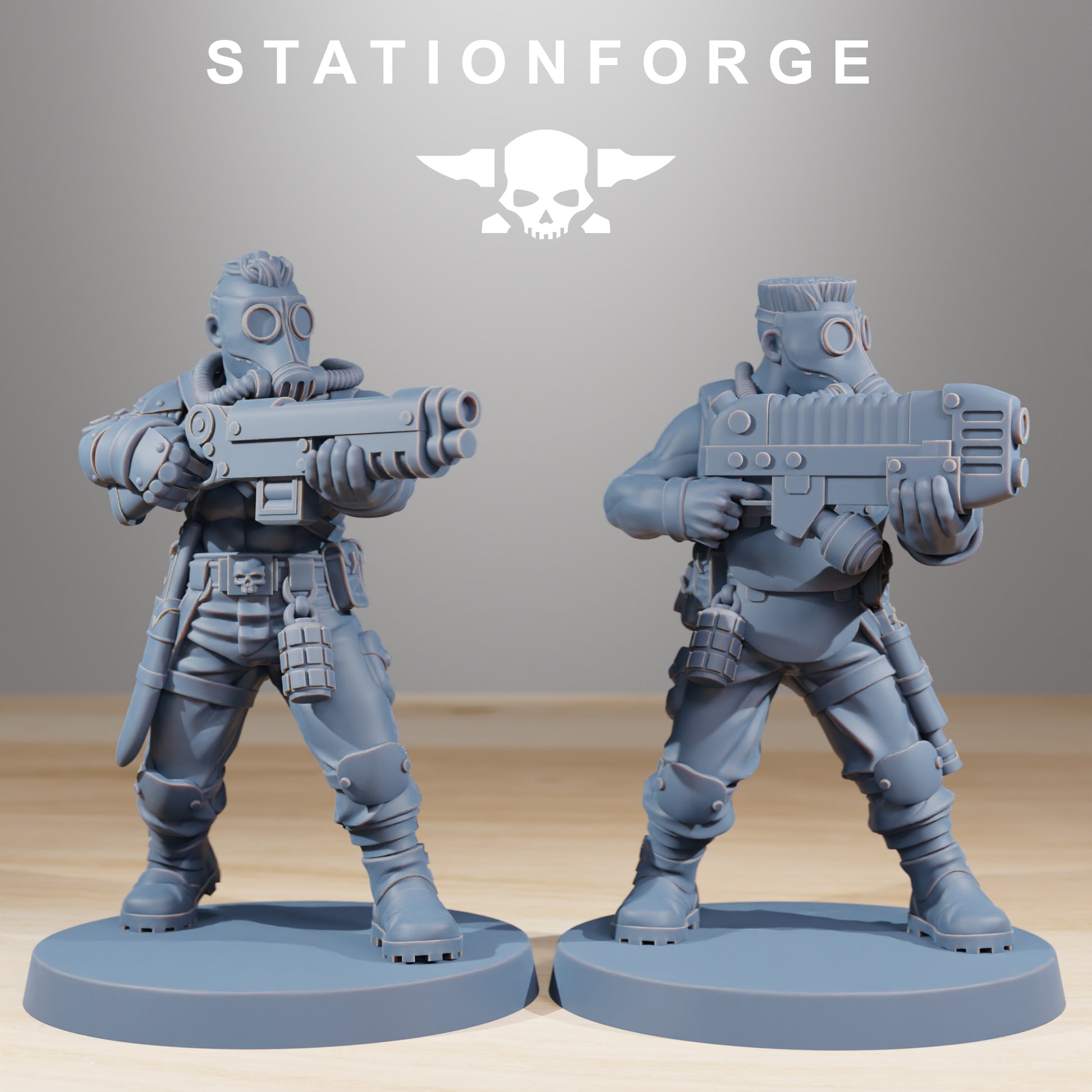 Foto del producto Tabletop 28mm The Printing Goes Ever On (TPGEO) 0: GrimGuard Hunters