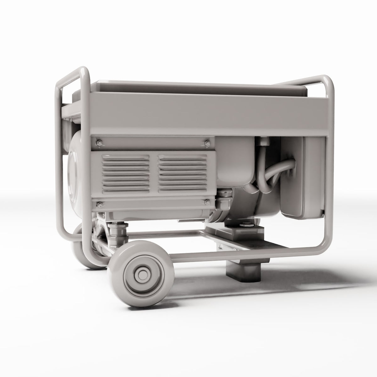 Diorama Modellbau Produktfoto 3: Diorama Werkstatt: Mobiler Benzin-Stromgenerator (Ref. 773D)