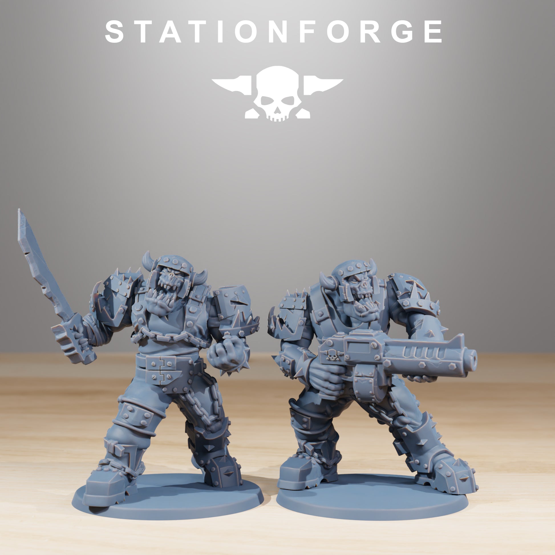 Foto del producto Tabletop 28mm The Printing Goes Ever On (TPGEO) 0: Berserkers Orkaz
