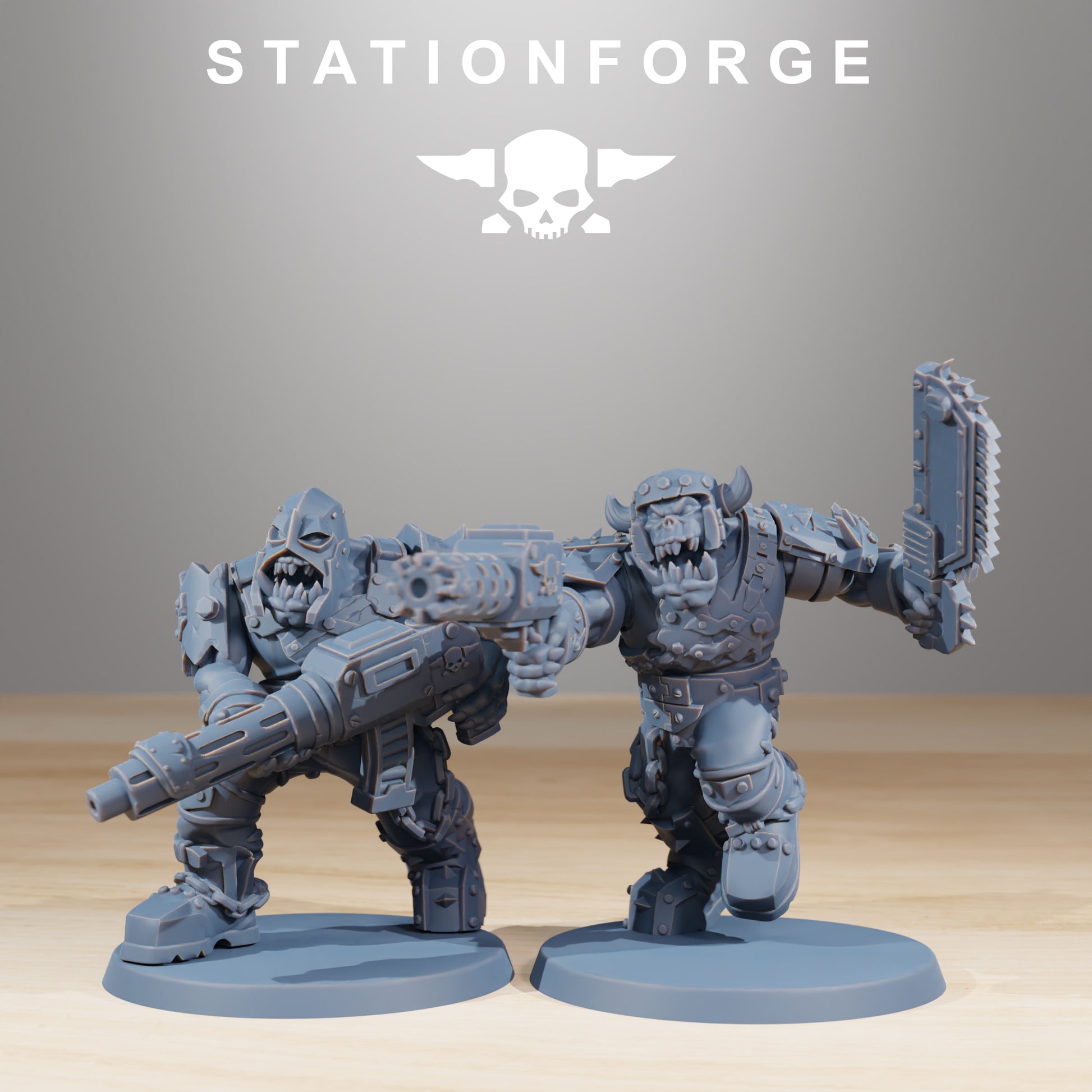 Foto del producto Tabletop 28mm The Printing Goes Ever On (TPGEO) 0: Berserkers Orkaz