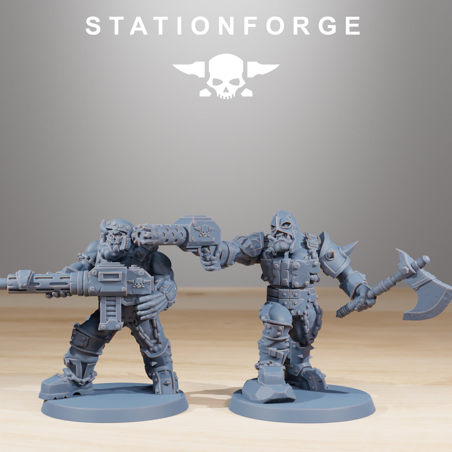 Foto del producto Tabletop 28mm The Printing Goes Ever On (TPGEO) 0: Berserkers Orkaz