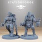 Foto del producto Tabletop 28mm The Printing Goes Ever On (TPGEO) 0: Ciborgs Recolectores