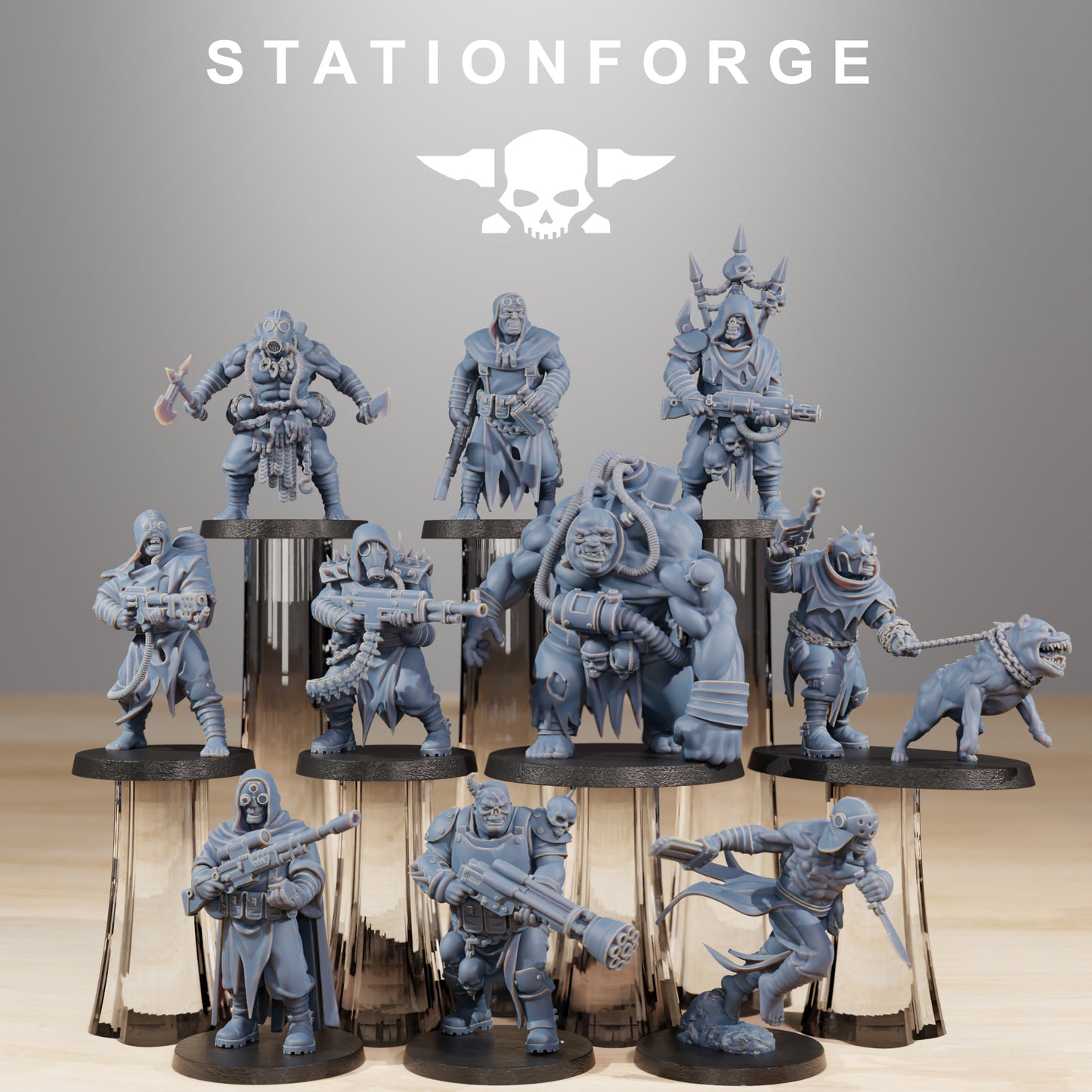 Foto del producto Tabletop 28mm The Printing Goes Ever On (TPGEO) 0: Nómadas Guardianes Corruptos