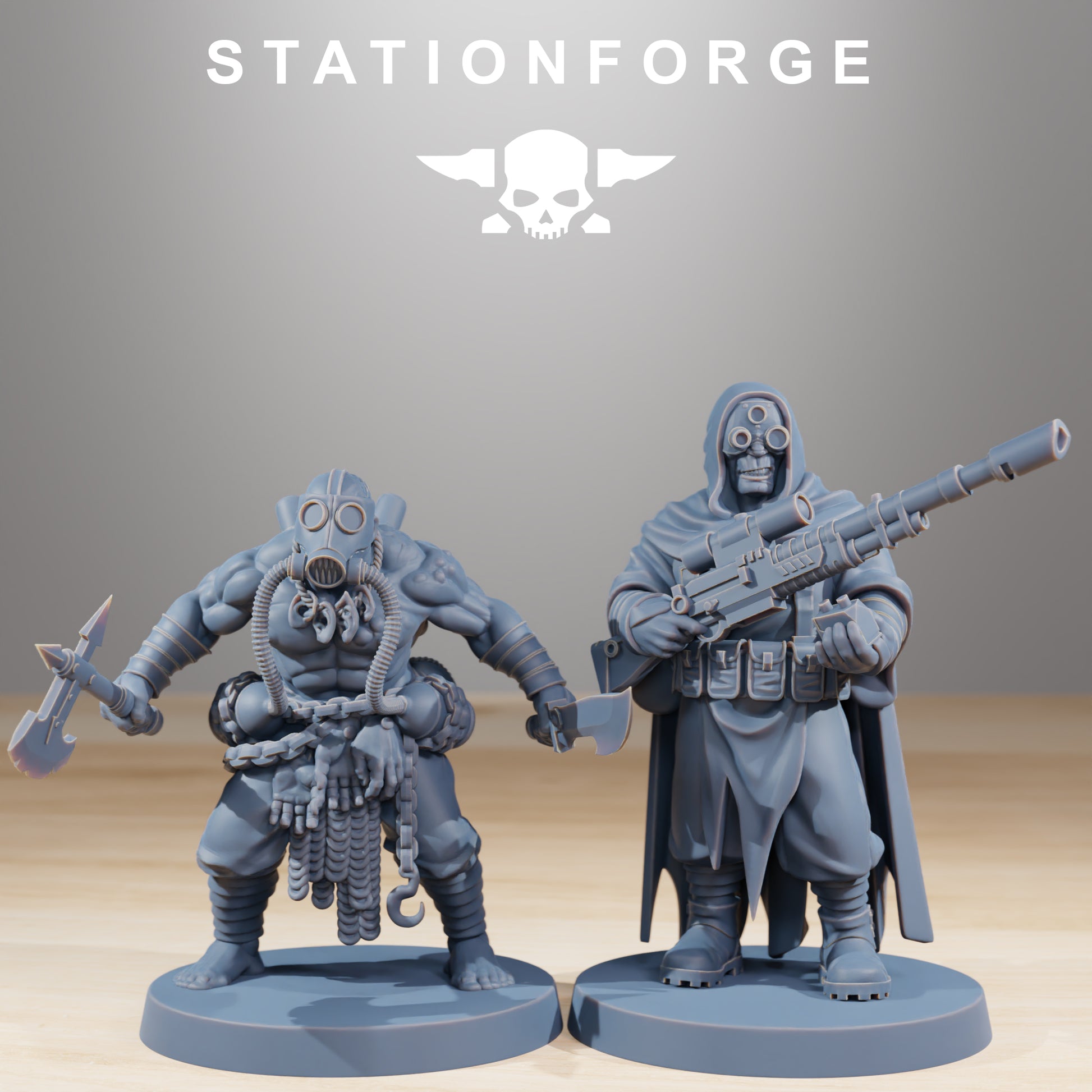 Foto del producto Tabletop 28mm The Printing Goes Ever On (TPGEO) 0: Nómadas Guardianes Corruptos