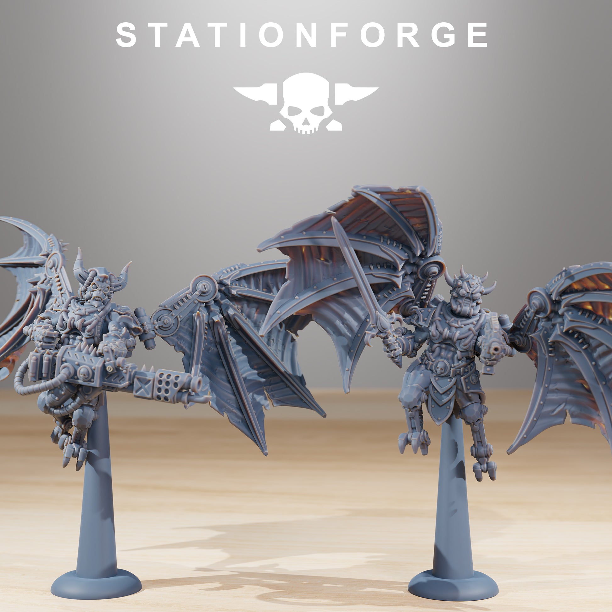 Foto del producto Tabletop 28mm The Printing Goes Ever On (TPGEO) 0: Pythonicus Flyers
