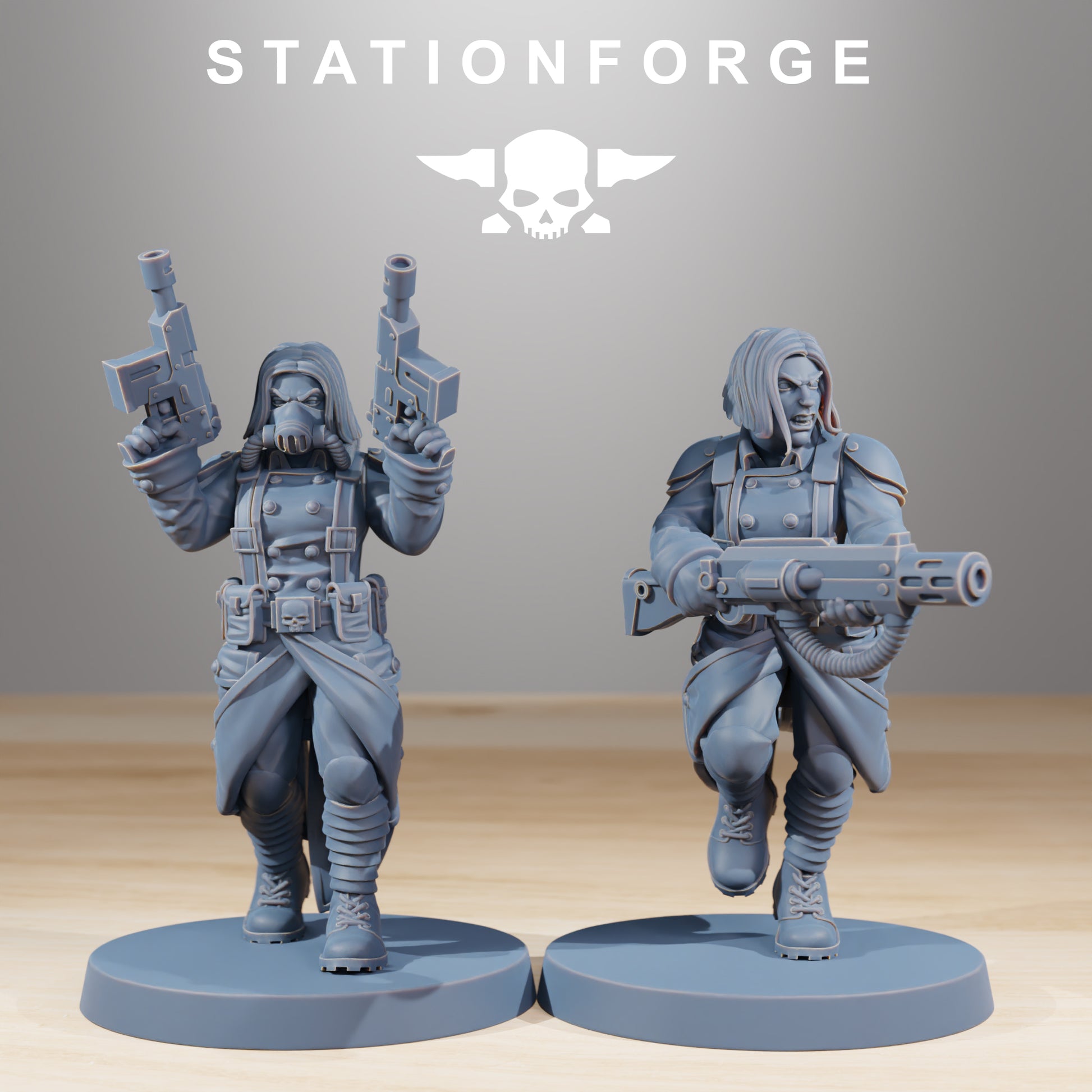 Foto del producto Tabletop 28mm The Printing Goes Ever On (TPGEO) 0: Hermanas de Guerra GrimGuard