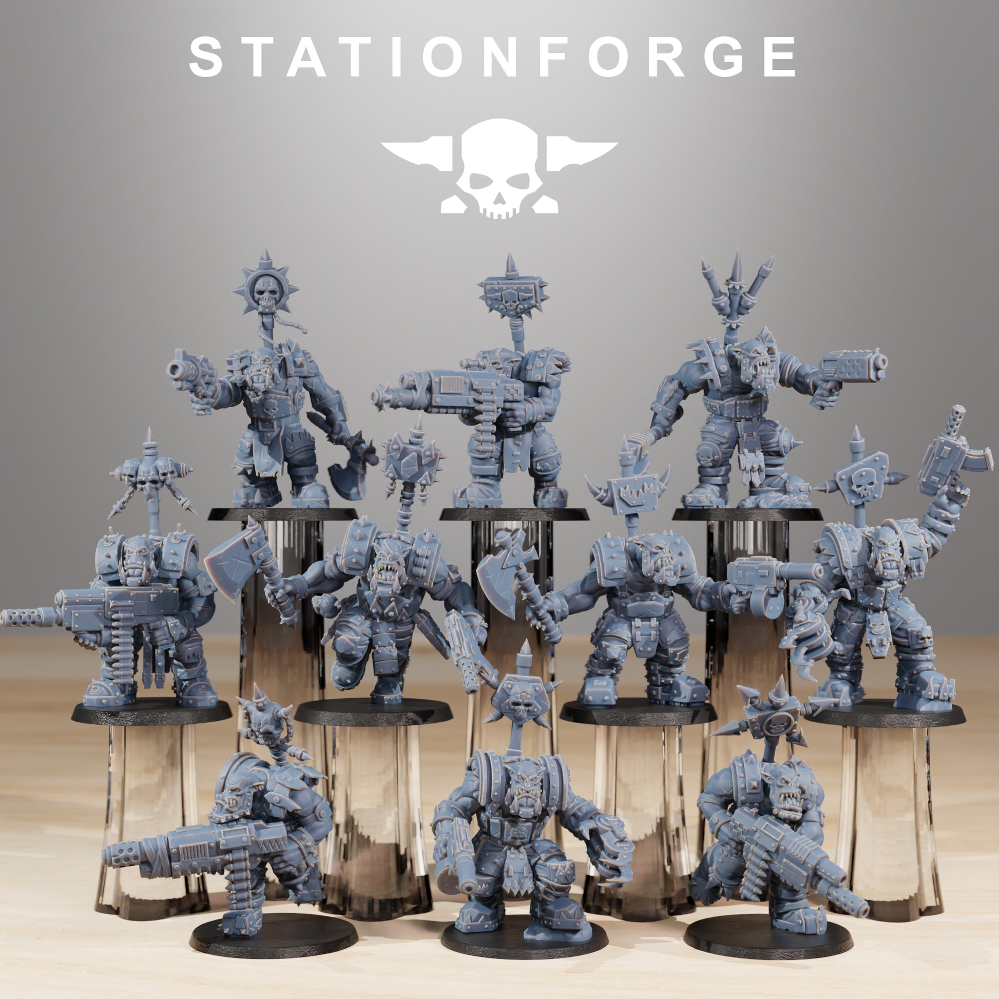 Foto del producto Tabletop 28mm The Printing Goes Ever On (TPGEO) 0: Orkaz SullKrushers