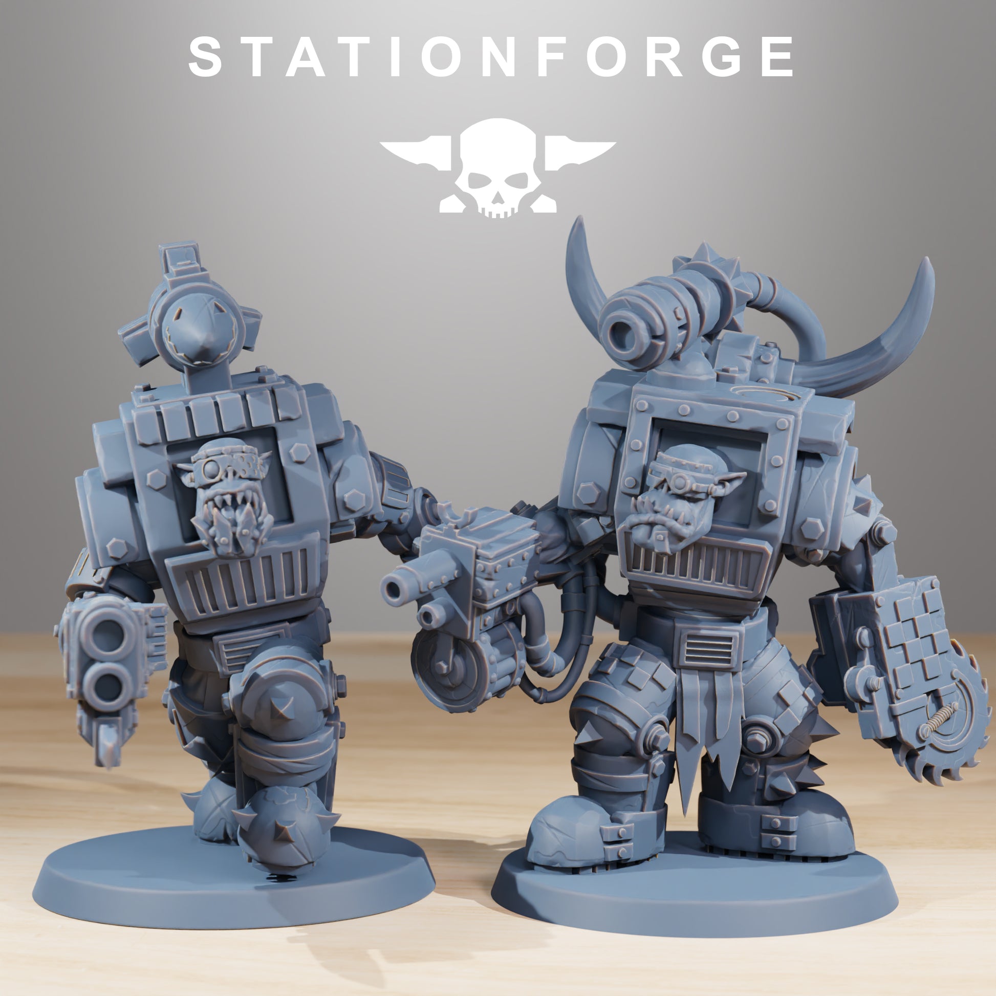 Produktfoto Tabletop 28mm The Printing Goes Ever On (TPGEO)  0: Orkaz Steelbrutes