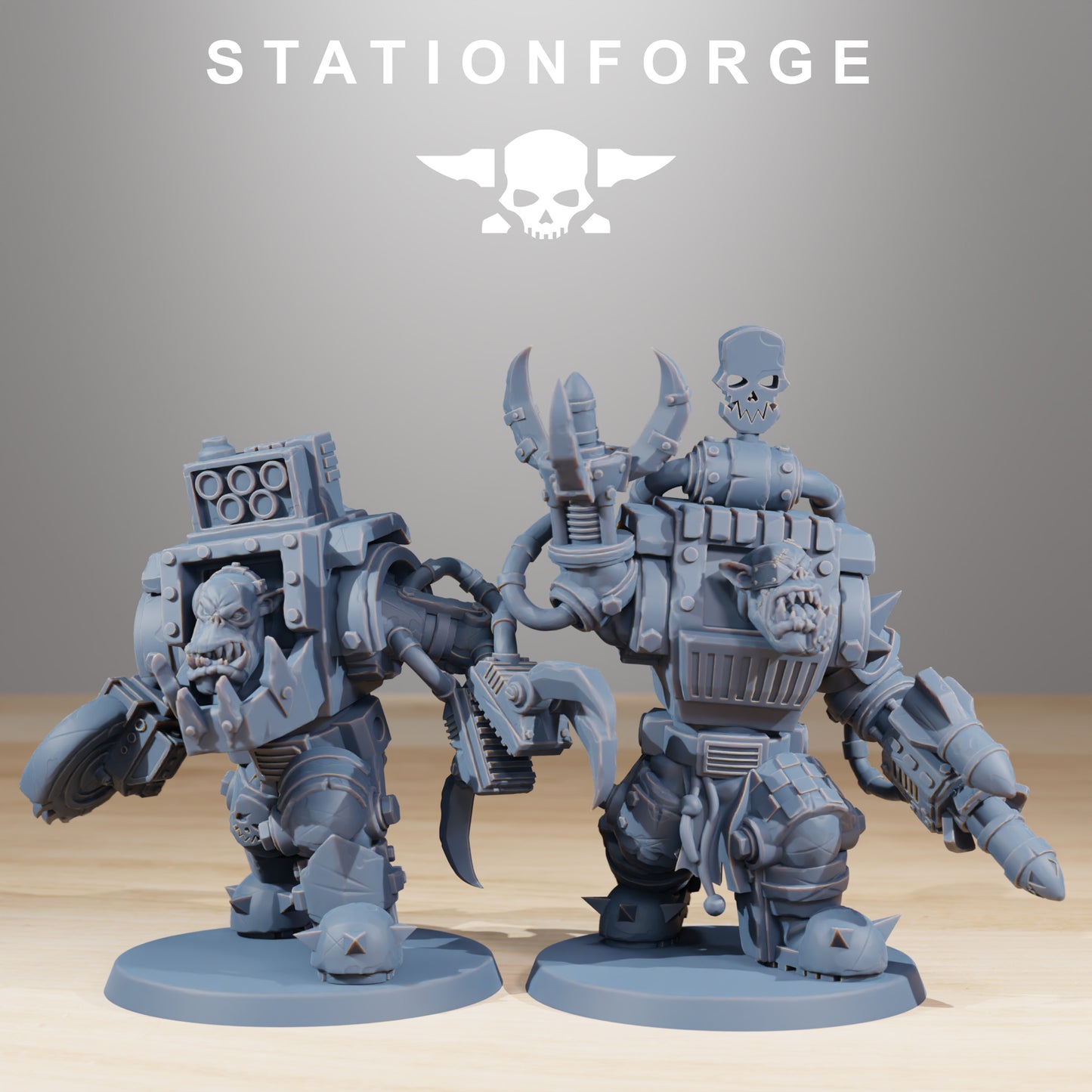 Produktfoto Tabletop 28mm The Printing Goes Ever On (TPGEO)  0: Orkaz Steelbrutes