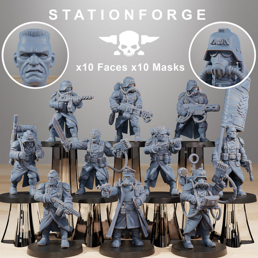 Produktfoto Tabletop 28mm The Printing Goes Ever On (TPGEO)  0: GrimGuard Combatants