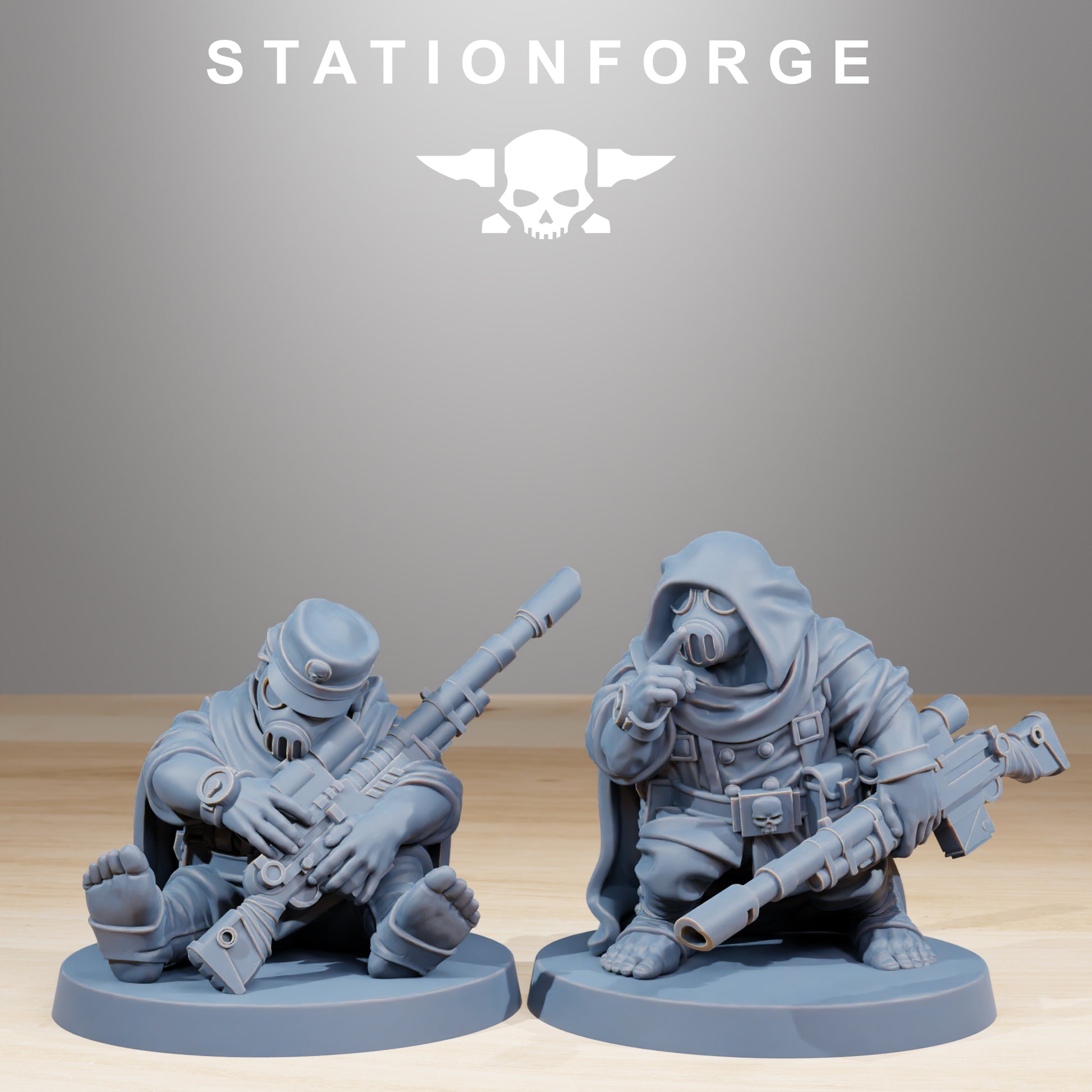 Foto del producto Tabletop 28mm The Printing Goes Ever On (TPGEO) 0: GrimGuard Skulldarts