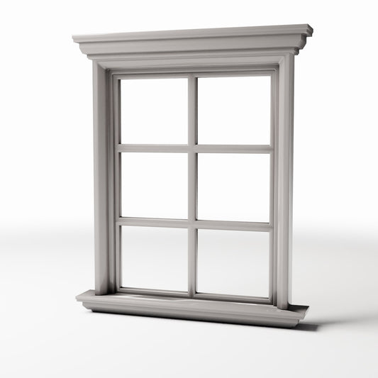 Foto de producto de diorama y modelismo 0: Edificios para dioramas: ventana neoclásica de cuarterones (Ref. 865D)