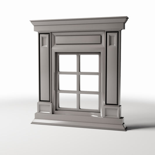 Foto de producto de diorama y modelismo 0: Edificio para diorama: ventana neoclásica estrecha (Ref. 868D)
