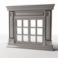 Foto de producto de diorama y modelismo 0: Edificio para diorama: ventana neoclásica con pilastras (Ref. 869D)