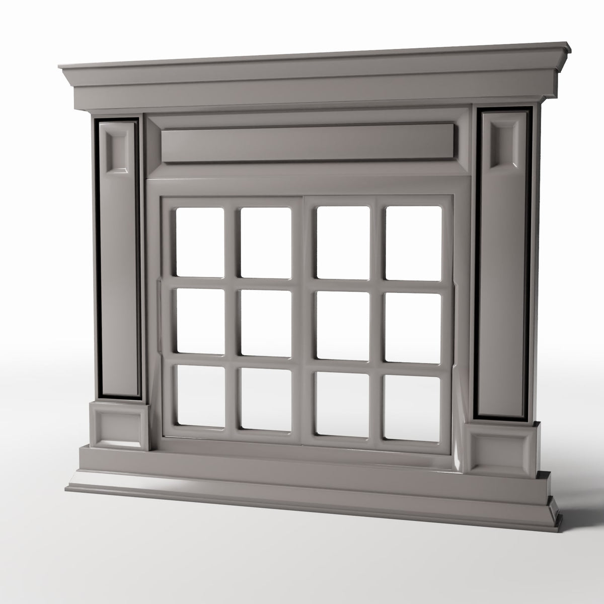 Foto de producto de diorama y modelismo 0: Edificio para diorama: ventana neoclásica con pilastras (Ref. 869D)