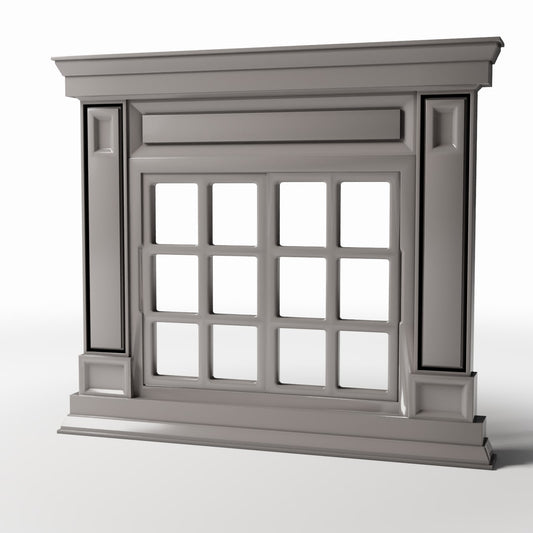 Foto de producto de diorama y modelismo 0: Edificio para diorama: ventana neoclásica con pilastras (Ref. 869D)