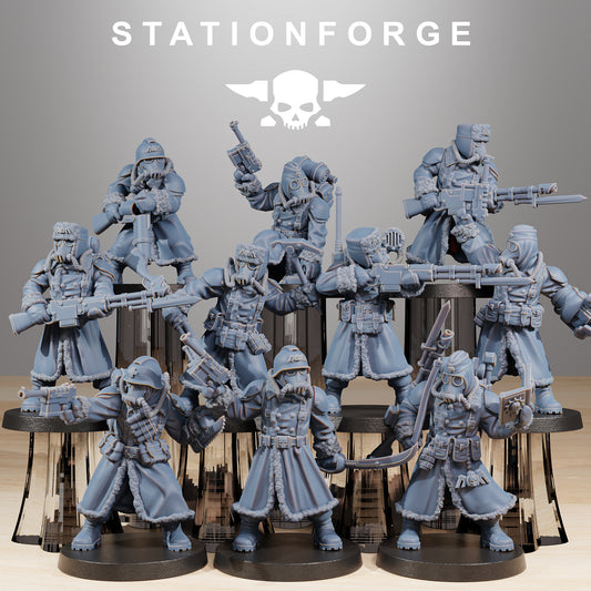 Foto del producto Tabletop 28mm The Printing Goes Ever On (TPGEO) 0: GrimGuard Frostwatch