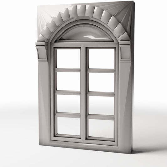 Foto de producto de diorama y modelismo 0: Edificios para diorama: ventana neoclásica de cuarterones (Ref. 873D)