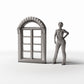 Foto de producto de diorama y modelismo 1: Arquitectura para dioramas: ventana neoclásica con montante en abanico (Ref. 874D)