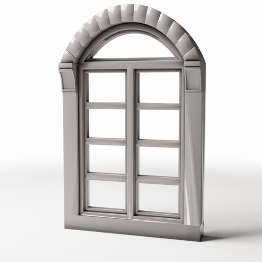 Foto de producto de diorama y modelismo 0: Arquitectura para dioramas: ventana neoclásica con montante en abanico (Ref. 874D)