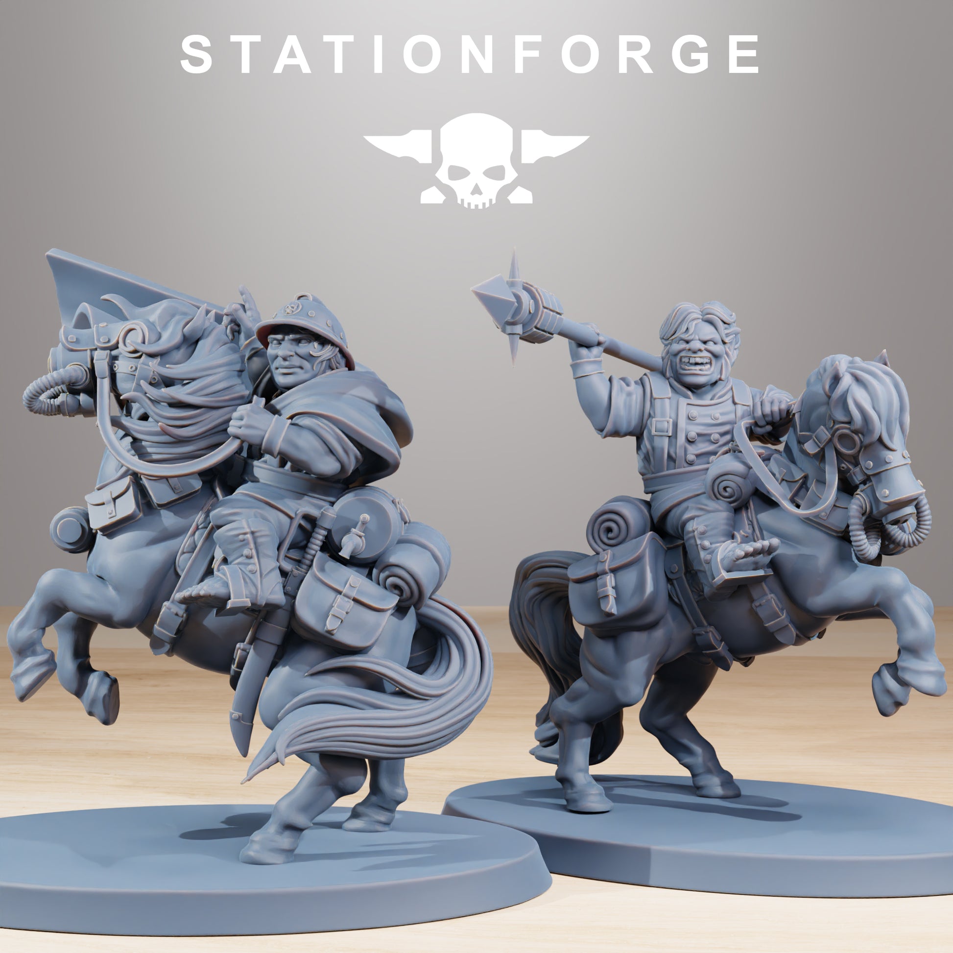 Foto del producto Tabletop 28mm The Printing Goes Ever On (TPGEO) 0: Caballería de Ponis GrimGuard