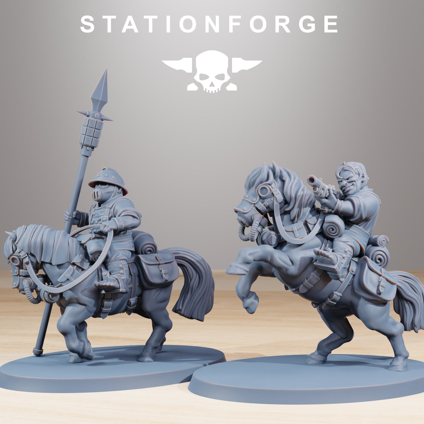 Foto del producto Tabletop 28mm The Printing Goes Ever On (TPGEO) 0: Caballería de Ponis GrimGuard