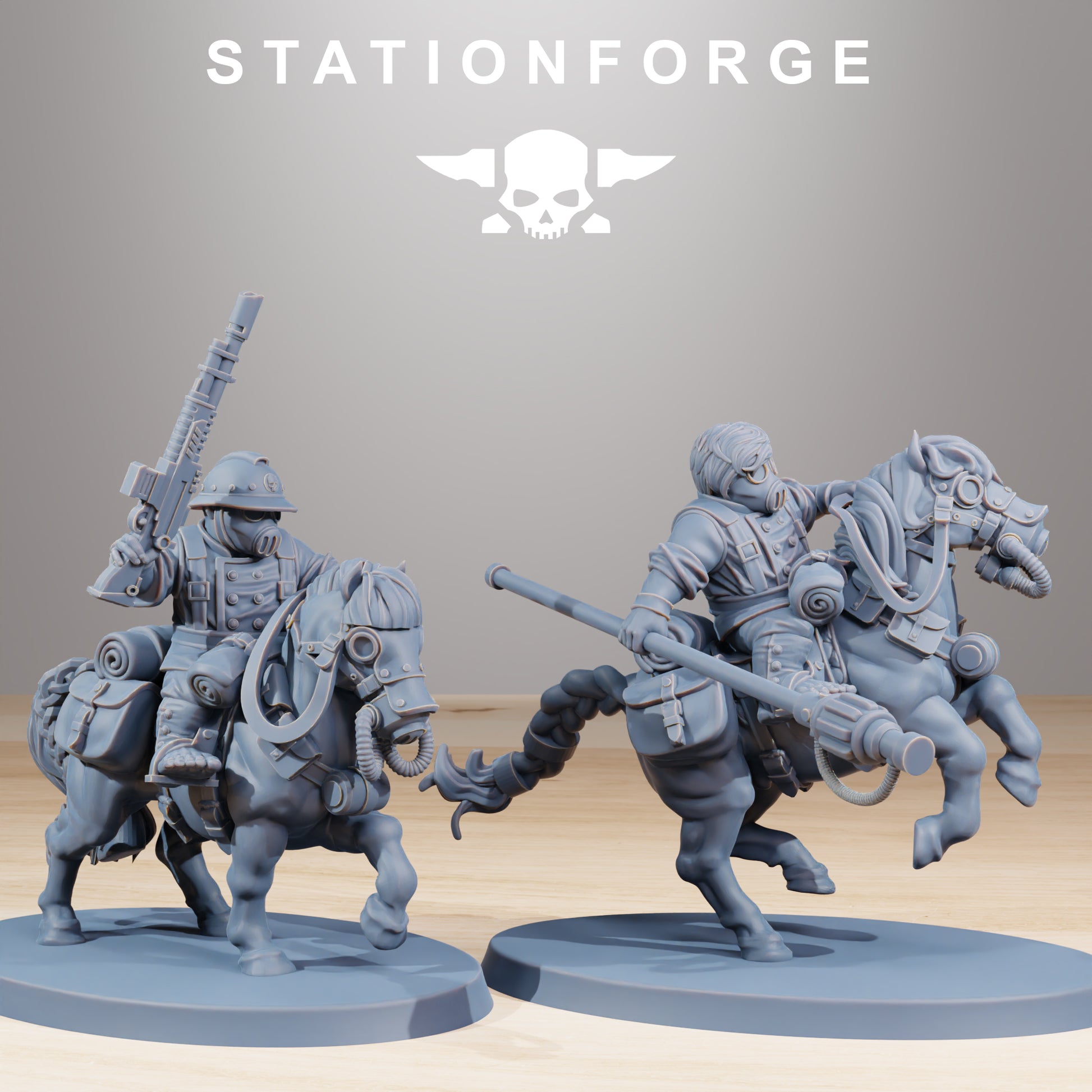 Foto del producto Tabletop 28mm The Printing Goes Ever On (TPGEO) 0: Caballería de Ponis GrimGuard