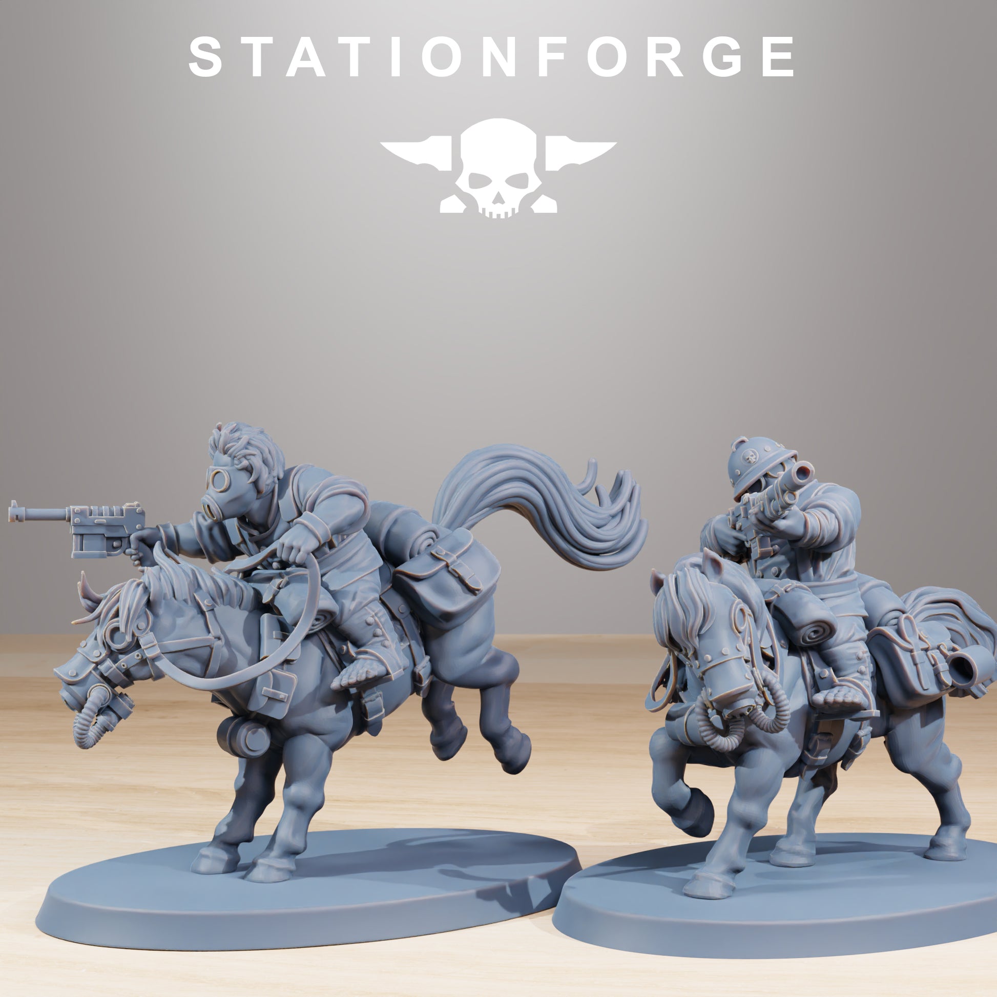 Foto del producto Tabletop 28mm The Printing Goes Ever On (TPGEO) 0: Caballería de Ponis GrimGuard