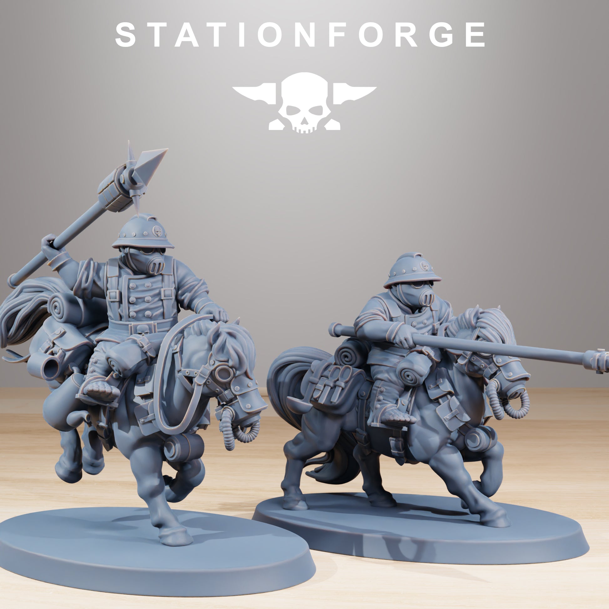 Foto del producto Tabletop 28mm The Printing Goes Ever On (TPGEO) 0: Caballería de Ponis GrimGuard