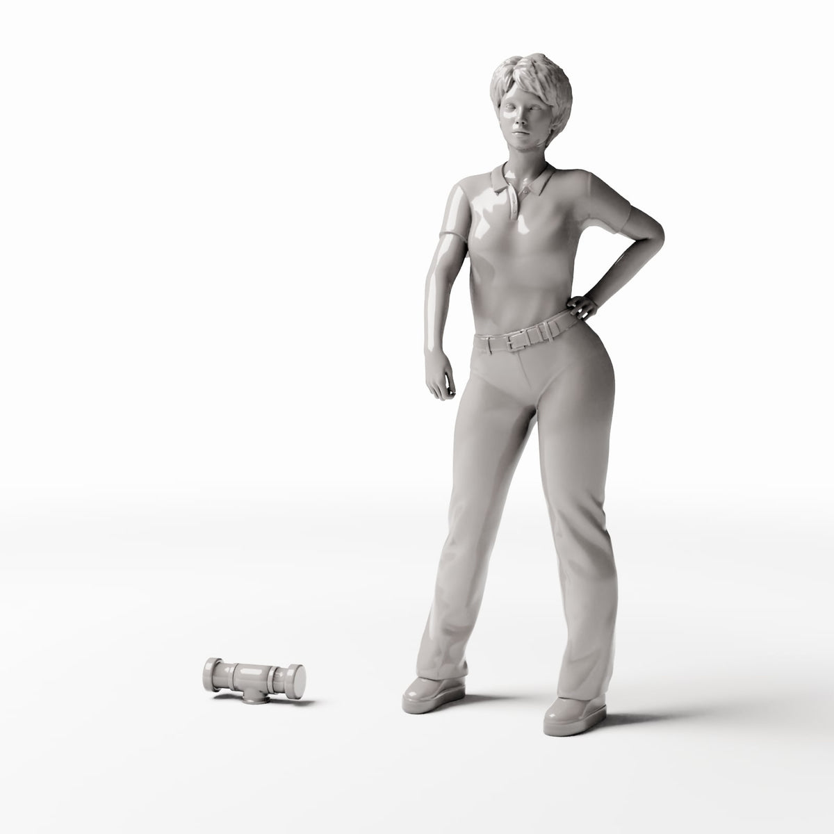 Diorama Modellbau Produktfoto 1: Diorama Infrastruktur: T-Rohrverbinder für Versorgungsleitungen (Ref. 895D)
